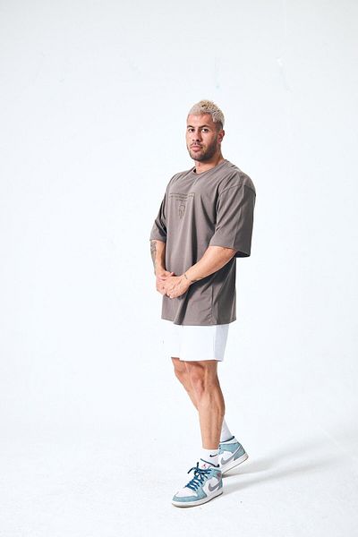 QUİCKPREP Μοντέλο 1991 Oversize Embossed Printed
