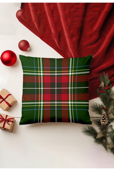 Filamente Christmas Themed Throw Pillow Cover / Christmas - Christmas Cushion Cover (Double-Sided Printed - Hidden Zipper)