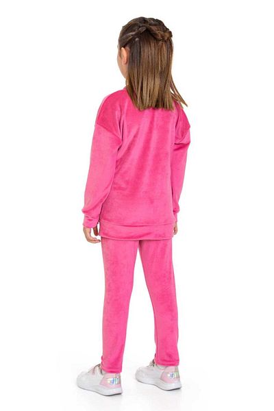 My Kids Wear Velvet Basic Solid Color Children's Set
