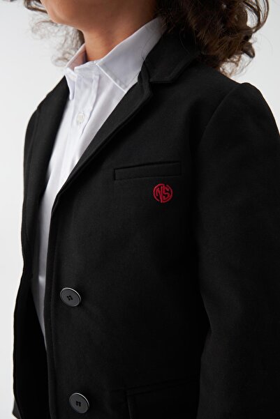 Nebbati Bg Store Boy's Black Jacket 22Fw0Nb3703