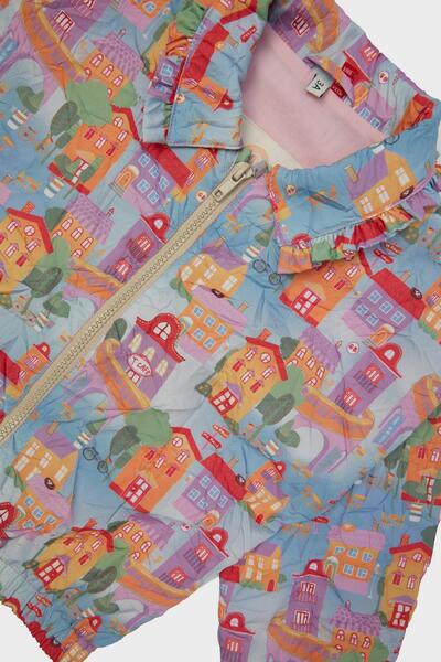 GB Baby Bg Store Baby Girl Patterned Raincoat 23Pfwbg2704