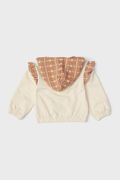 GB Baby BG Store Baby Girl Ecru Tracksuit Top