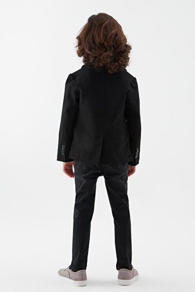 Nebbati Bg Store Boy's Black Jacket 22Fw0Nb3703