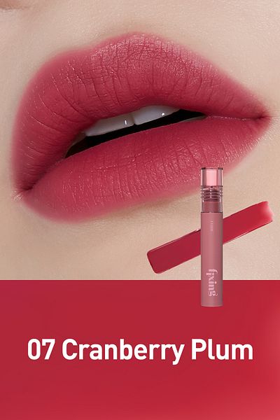 ETUDE Fixing Tint / Tint Offering Moist Matte Finish with Vegan Formula - 7 Cranberry Plum (Vi̇oni̇ne)