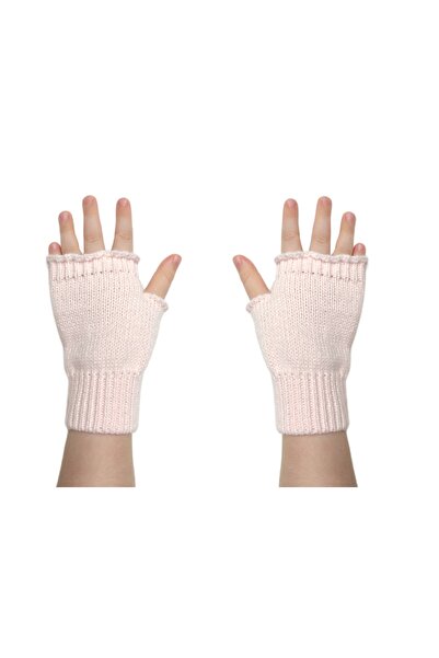 Sevimli قفازات تريكو شتوية محبوكة بدون أصابع للأطفال من الجنسين