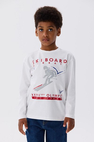 Nebbati Bg Store Boy White T-shirt