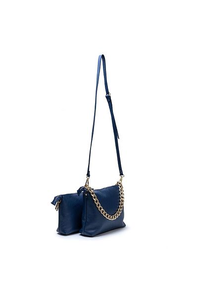 Lazarotti Schultertasche din piele Milano de 26 cm