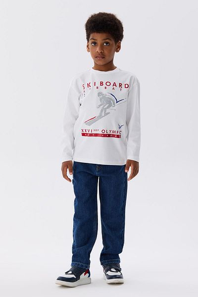 Nebbati Bg Store Boy White T-shirt