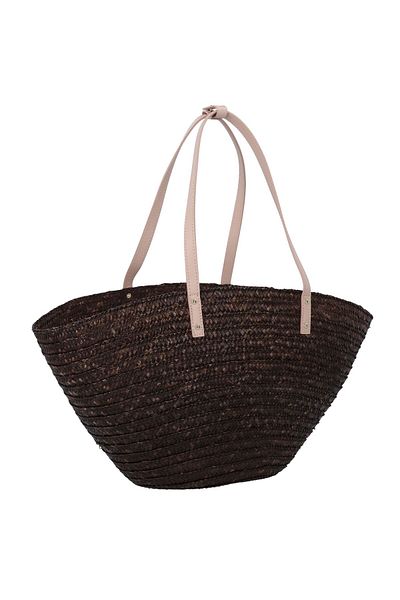Patrizia Pepe Sommer Stroh Shopper Tasche 51 cm