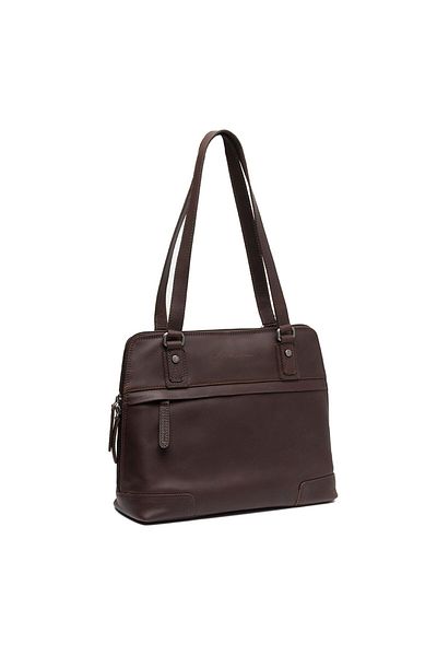 The Chesterfield Brand Belgrado Shoulder Bag Leather 32 cm Laptop compartment