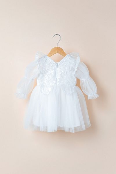 Banamio Φόρεμα από τούλι Freya Butterfly Wing Balloon Sleeves