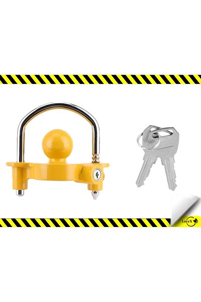 LOREX Lr-Cla1 Trailer, Caravan Coupling Security Lock (Ball Type)