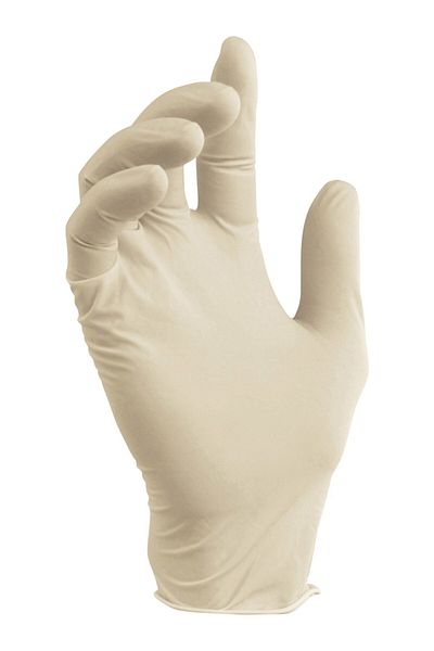 MY NAME MEDİKAL 100Pcs Beybi Powdered White Gloves - Examination Hygienic-Medical, Large Pack