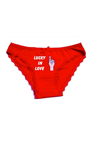 BoxerMasters Luckyinlove crveno-beli gaćice