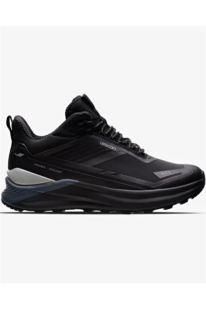Lescon Wind Max Waterproof Black Men's Boots.
