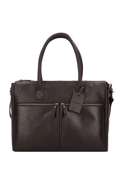 Burkely Vintage Valerie Schultertasche Leder 39 cm Laptopfach