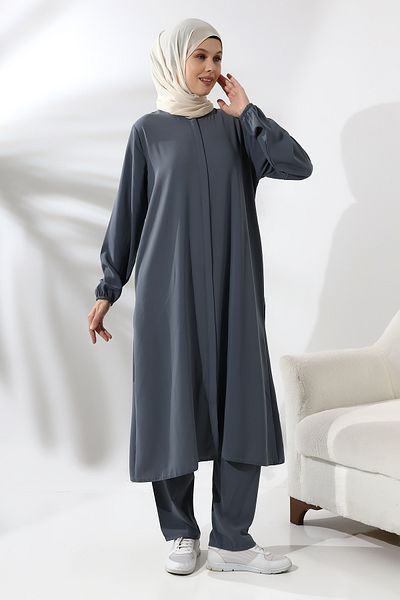 ihvanonline Smoked Hijab Clothing Σετ δύο τεμαχίων - Hajj and Umrah
