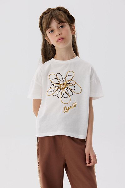 Tyess Tricou Ecru pentru fete Bg Store