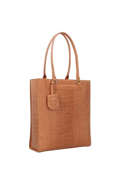 Burkely Lässiger Cayla Shopper Bag Leder 33 cm Laptopfach