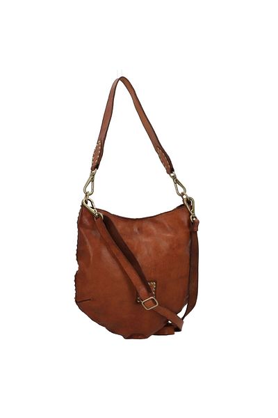 Campomaggi Malachit Schultertasche Leder 28 cm
