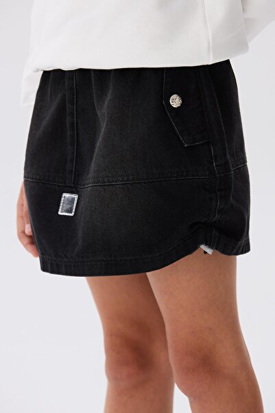 Tyess Bg Store Girls' Black Skirt
