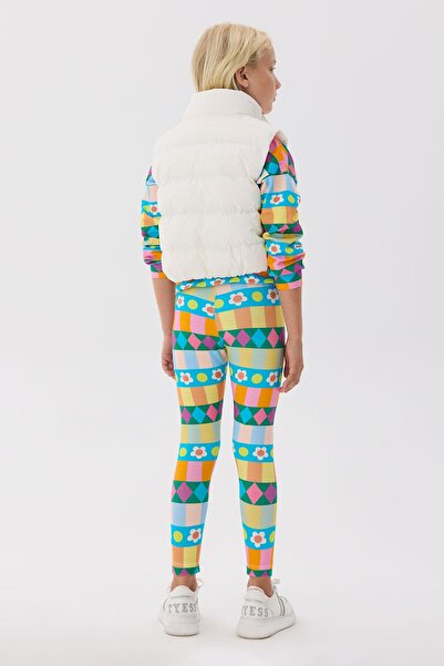 Tyess Bg Store White Vest for Girls