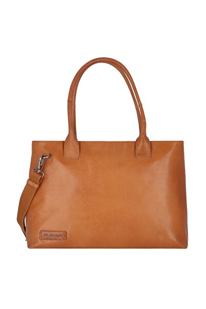 Plevier Geanta de umar Rock Amber Piele 43 cm Compartiment pentru laptop