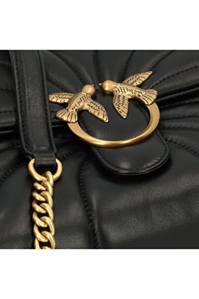 PİNKO Love Puff Schultertasche Leder 30 cm