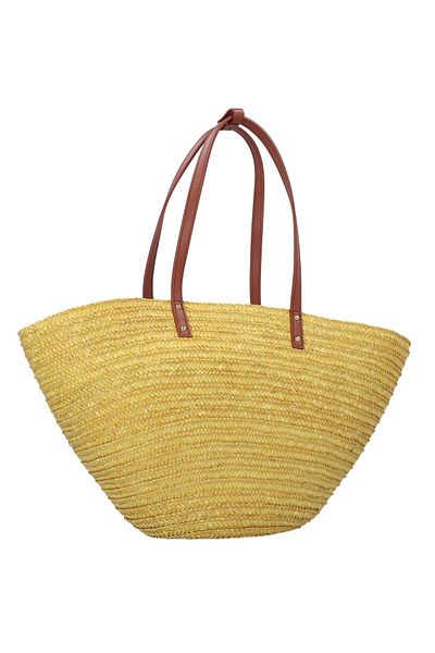 Patrizia Pepe Sommer Stroh Shopper Tasche 51 cm