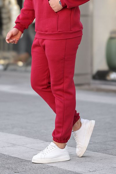 BayBayan Ανδρικό Jogger Φούτερ με ελαστικό πόδι και χοντρό βαμβακερό εσωτερικό