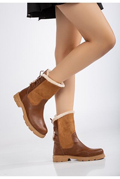 DARUGA Kadın İçi Kürklü Günlük Kar Botu