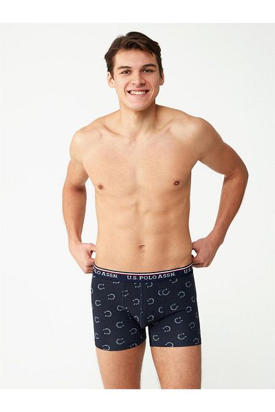 U.S. Polo Assn. - Men's Modal Navy Blue Single Boxers