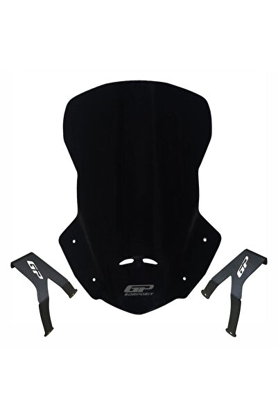 GP KOMPOZİT Honda CRF250L / CRF300L 2013-2020 Uyumlu Tur Camı Siyah 48 cm