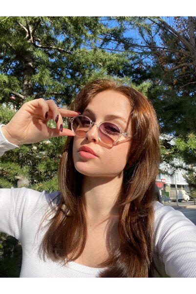 LUNOX Oval Gradient Glass Uv Protection Sunglasses