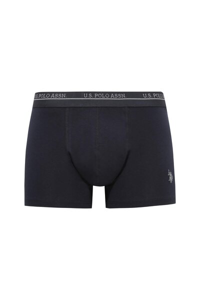 U.S. Polo Assn. U.S. Polo Assn. 3-Piece Dark Blue-Anthracite Melange Men's Boxer Set