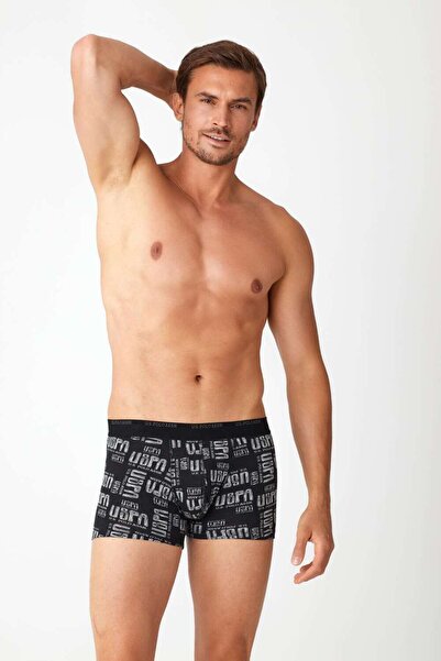 U.S. Polo Assn. Ανδρικό Anthracite Melange - Μαύρο Boxer 2 Pack