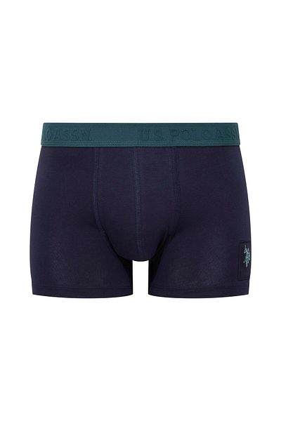 U.S. Polo Assn. Boxeri din 3 piese pentru bărbați, imprimați-albastru-marin-verde