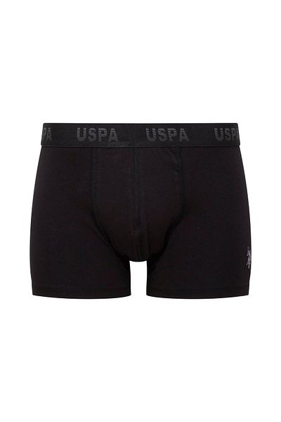 U.S. Polo Assn. Ανδρικό σετ Boxer 3 - Βαμβακερό και Lycra, Ανθρακί-Μαύρο εμπριμέ