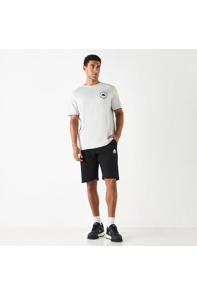 Kappa Logo Print Crew Neck T-shirt with Short Sleeves