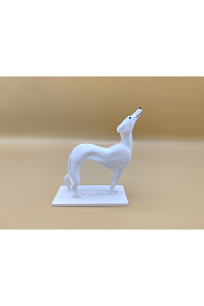 Minikbahcem Friends Dizi Beyaz Köpek Biblo Chandler Bing Ve Joey Tribbiani Evi Köpek Heykeli 125 mm (12,5 cm)