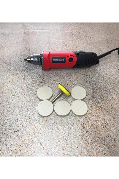 BGA Geleneksel matkap polisaj yün keçe seti 7 parça