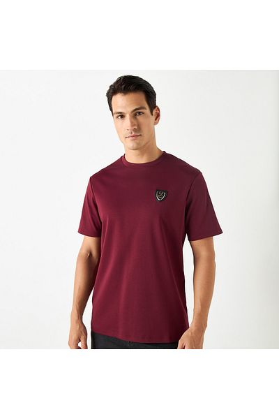 Emperor Applique Detail T-shirt with Short Sleeves