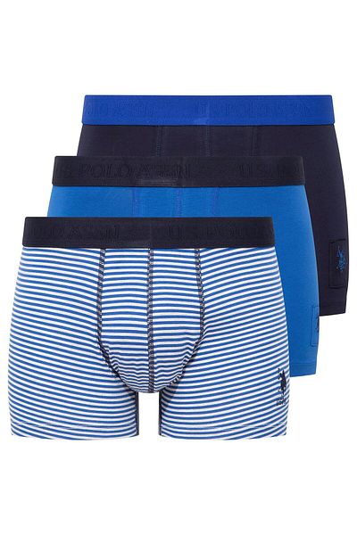 U.S. Polo Assn. Ανδρικά Saks-navy blue-printed Boxers 3 τεμαχίων