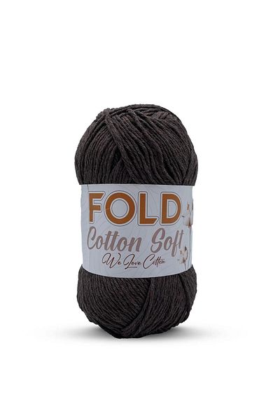 FOLD Νήμα Βαμβακερό Μαλακό - Bitter Brown Cotton Thread 100 γραμμάρια