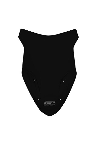 GP KOMPOZİT Yamaha NMAX 125 / 155 2015-2020 Uyumlu Spor Ön Cam Siyah 54 cm