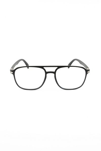 LUNOX Double Bridge Matte Black Blue Light Filter Computer Screen Glasses