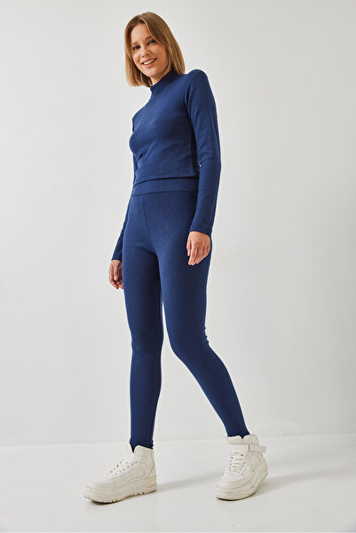 Bianco Lucci Kadın Taytlı Crop Alt-Üst Takım 149 60251869