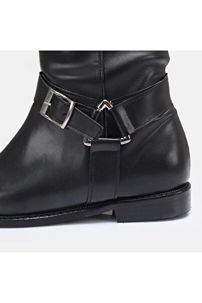 37Numara BÜYÜK NUMARA KADIN ÇİZME 41-42-43-44 SİYAH STREÇ