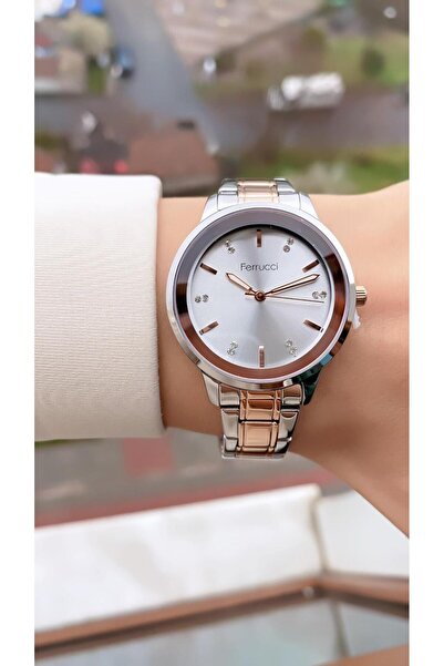 Ferrucci Kadın Kol Saati + Bileklik Hediyeli Yeni Sezon 5 Renk Seçenek