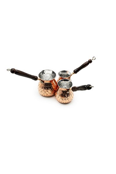 ANTEPSEPETİ Copper Bucket Coffee Cotton Set